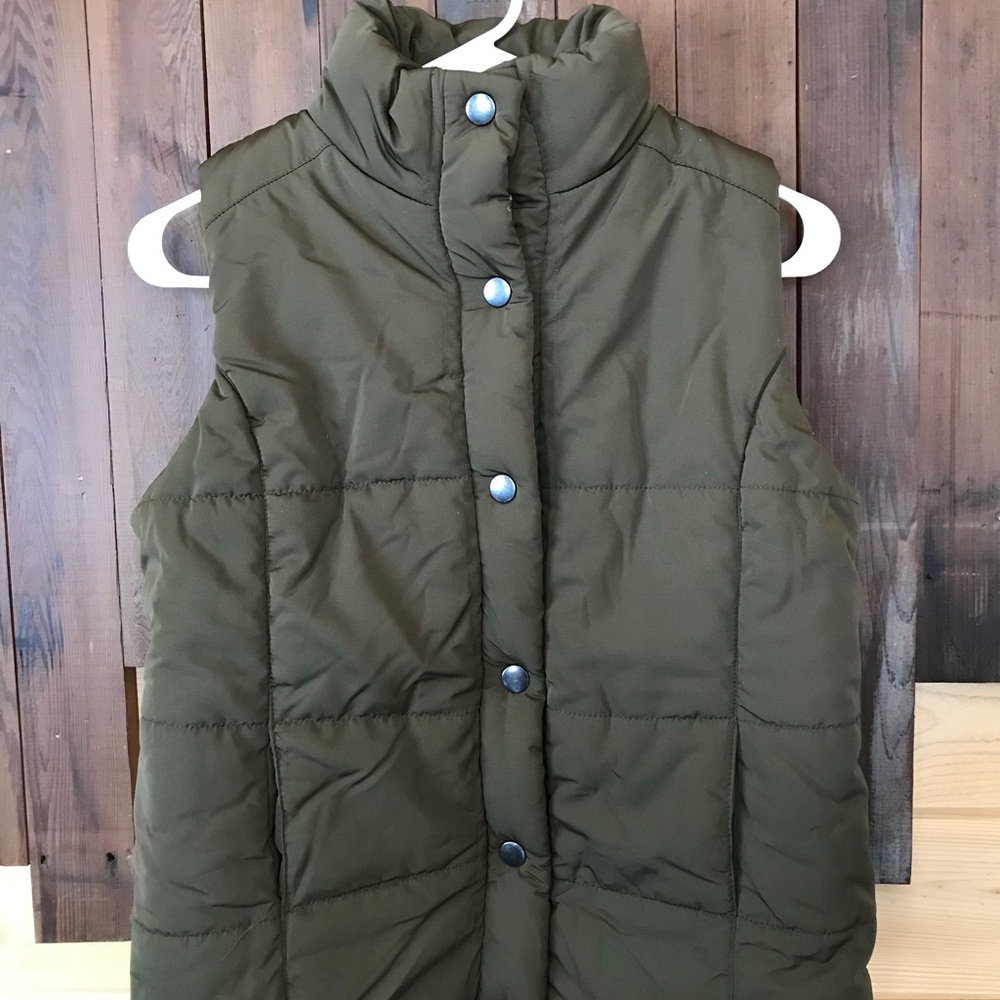 Green Sherpa Vest